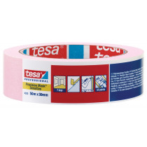 Tesa afplaktape Tesakrepp 4333 roze 38mmx50mtr
