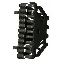 Stootvoegrooster rvs "Bijenbekje" 50mm Canvasgrijs