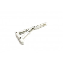 DX Plankdrager opklapbaar wit 400x160mm