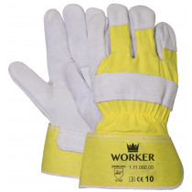 Werkhandschoen worker A-kwaliteit geel