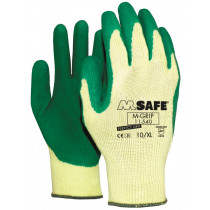 Handschoen M-Grip groen CE cat.2 L
