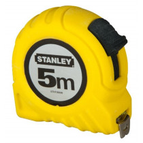 Stanley rolbandmaat met blokkeerknop 19mm 5mtr