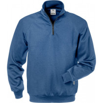 Sweater met korte rits