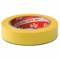 Kip afplaktape 308 geel 25mmx50mtr  (1  rol)