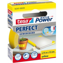 Tesa Extra Power katoen tape 56341 geel 2.75mtrx19mm  (1  rol)