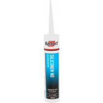 Kelfort Siliconenkit NO (sanitair) transparant/grijs (310ml) 