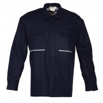 HaVeP Proban 1648 marineblauw hemd lange mouw