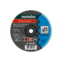 Metabo doorslijpschijf 150x1,6x22,23mm Staal Novorapid