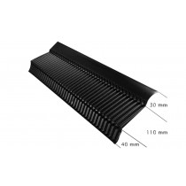 Ubbink UA afdekprofiel -L 1400 mm -zwart