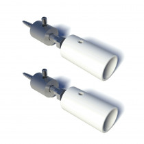 SecuBar flex steun Twist nokken (2st) IDD wit epoxy