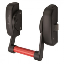 Reder Multy panieksluiting ls/rs 1-punts zwart/rood
