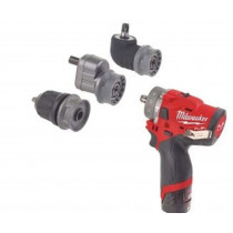 Milwaukee M12 Fuel subcompacte boormachine M12 FPDXKIT-202X