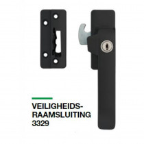Axa vh-raamsluiting 3329 zwart opbouw SKG1 rs