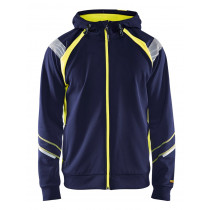 Blåkläder 3433 Sweatshirt met Capuchon 320 g/m² High Visibility 