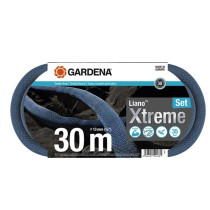 Gardena tuinslag Liano Xtreme Textiel 30 meter incl. sproeikop, koppelingen en kraanstuk