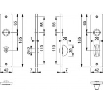 Hoppe kortschild 378 F1 v/b-57/5