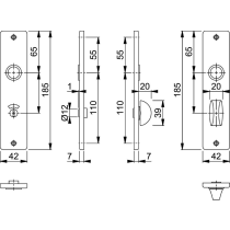 Hoppe Kortschild 378 F1 v/b-57/5