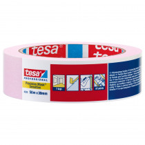 Tesa afplaktape Tesakrepp 4333 roze 25mmx50mtr