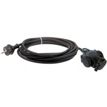 Hangcontactblok 3-voudig (eitje) 3x1.5mm2 (5mtr)