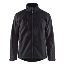 Blåkläder 4950 Softshell Jack 255 g/m²  Zwart/Grijs