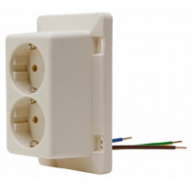 ABB Haf lasdoos 3611 opbouw universeel wit
