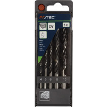 Rotec houtborenset 4.0-10.0mm (5dlg)
