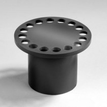 Wavin doucheputdeksel ronde gaten dia 88mm hoogte 58mm