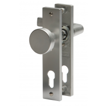 Nemef Binnendeurbeslag F1 knop-kruk 3251 FP PC55 linkssluitend