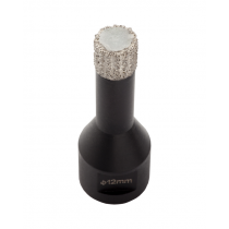 Diamant tegelboor droog 12mm wax M14
