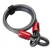 Abus "Cobra"VH-Kabel 200 cm. met ogen 10/200