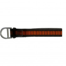 Deltaplus bandlus LV102050 met D-ring zwart/oranje 05mtr