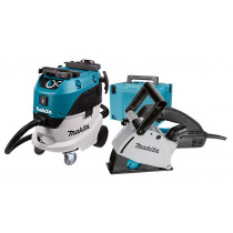 Makita Combiset Dk0093j Sleuvenzaag Met Stofzuiger