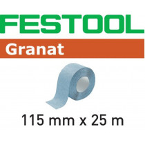Festool schuurrol Granat 115x25mtr K100