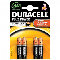 Duracell Plus Power batterij MN2400 AAA 1.5V (4st)