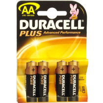  Duracell Plus Power batterij MN1500 AA 1.5V (4st)