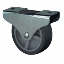 Bokwiel 25mm rubber hoogte 29mm