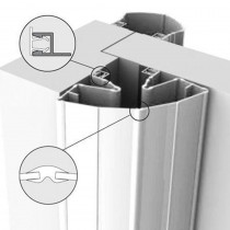 Vingerbeschermingsprofiel Finprotect Plus 5090 wit (250cm)