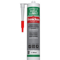 Frencken lijmkit Unicol transparant in koker (290ml)