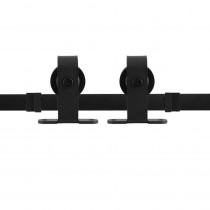 GPF schuifdeursysteem Mutka zwart 400cm (2 x 200cm)