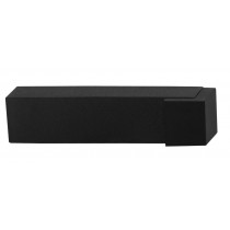 GPF deurstopper zwart vierkant 85x20mm
