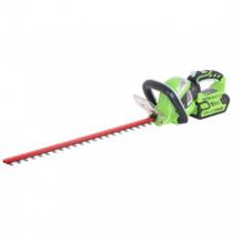 Greenworks heggenschaar 61cm. 40 volt Li_Ion met kantelbare handgreep excl. accu en lader