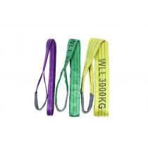 Hijsband met lussen groen tot 2000kg breed 60mm L=3000mm