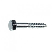 Hoenderdaal Houtdraadbout verzinkt 4.6  7x80mm (doos a 100 stuks) Din571