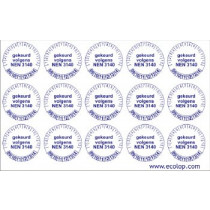 Keuringsstickers (NEN 3140)