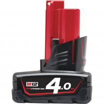 Milwaukee M12 B4 12V Li-Ion accu 4.0Ah