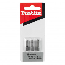 Makita torsion schroefbits ph1/2 inch /3 25mm (3st)