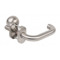 Kruk-knop garnituur U model rvs