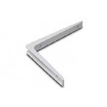 Plankdrager Modern aluminium wit  200x250mm