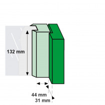 Axa raamsluiting 3308 4-g wit links 33084168E