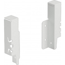 Hettich ArciTech Set achterwandverbinder 126mm wit links/rechts